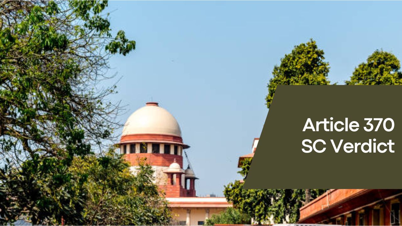 Live explanation of Supreme Court's decision on abrogation of Article 370: How the court ruled in favor of the government on 3 questions